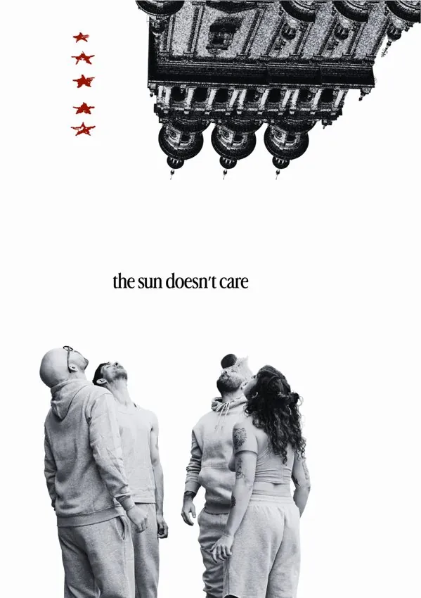 Zine cover: the sun doesn't care